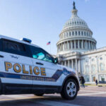 Trump Seizes D.C. Police—Chaos or Order? Police vehicle parked in front of the Capitol building
