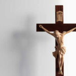 Wooden crucifix with a figure of Jesus Christ