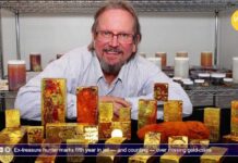 Ex treasure hunter marks fifth year in jail over missing gold coins