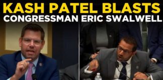 US NEWS LIVE: Kash Patel Bashes Eric Swalwell During