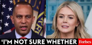 Hakeem Jeffries Goes Off On 'Sick' Karoline Leavitt: 'She's
