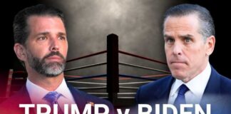 Hunter Biden challenges Trump's sons to cage match fight