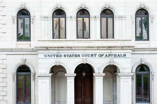 United,States,Court,Of,Appeals,For,The,Fourth,Circuit,,Richmond, Facade of the United States Court of Appeals with arched windows