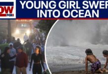 Monster Wave Turns Picnic Into Nightmare Search underway in CA for missing girl swept into ocean off Laguna Beach