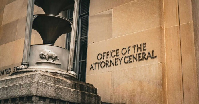 Office of the Attorney General building entrance sign