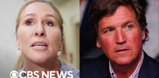 Marjorie Taylor Greene, Tucker Carlson float new "America First" movement