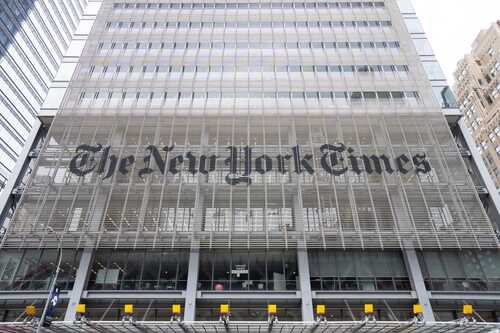 New,York,,Ny,,Usa,-,July,5,,2022:,Front,View new york times