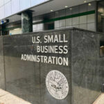 Exterior view of the U.S. Small Business Administration building with a prominent sign